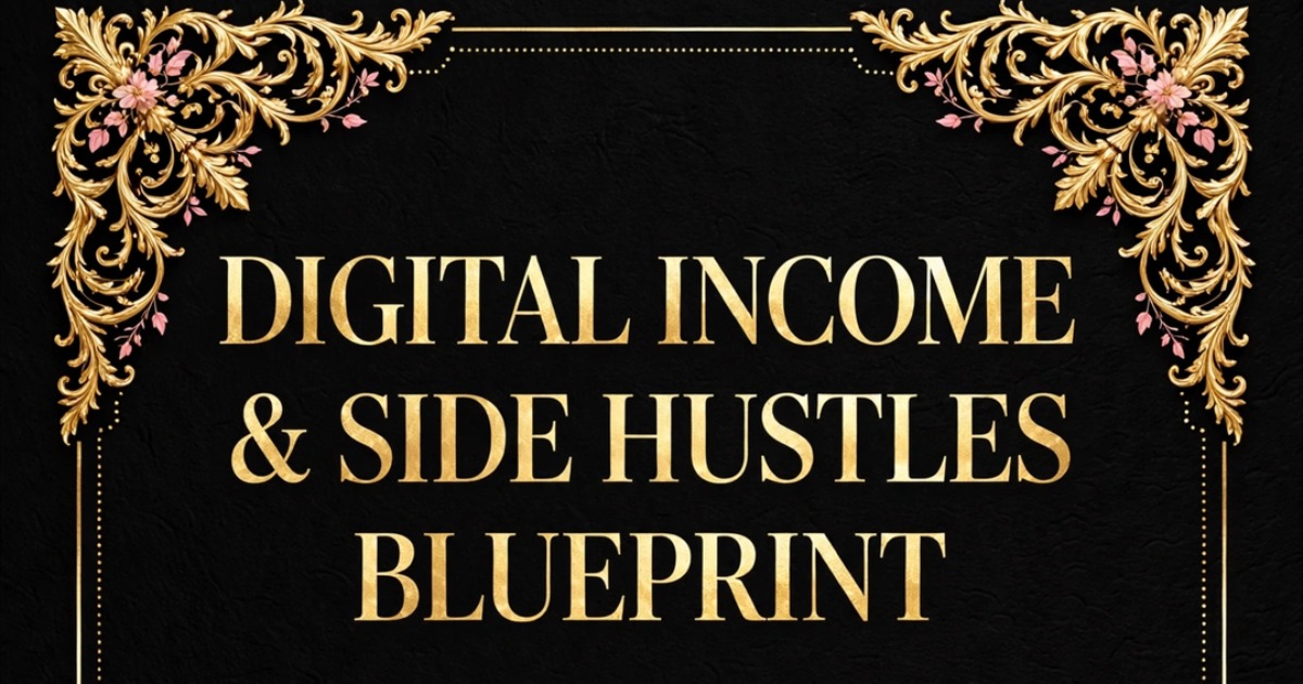 Digital Income & Side Hustles Blueprint (Beginner Edition)