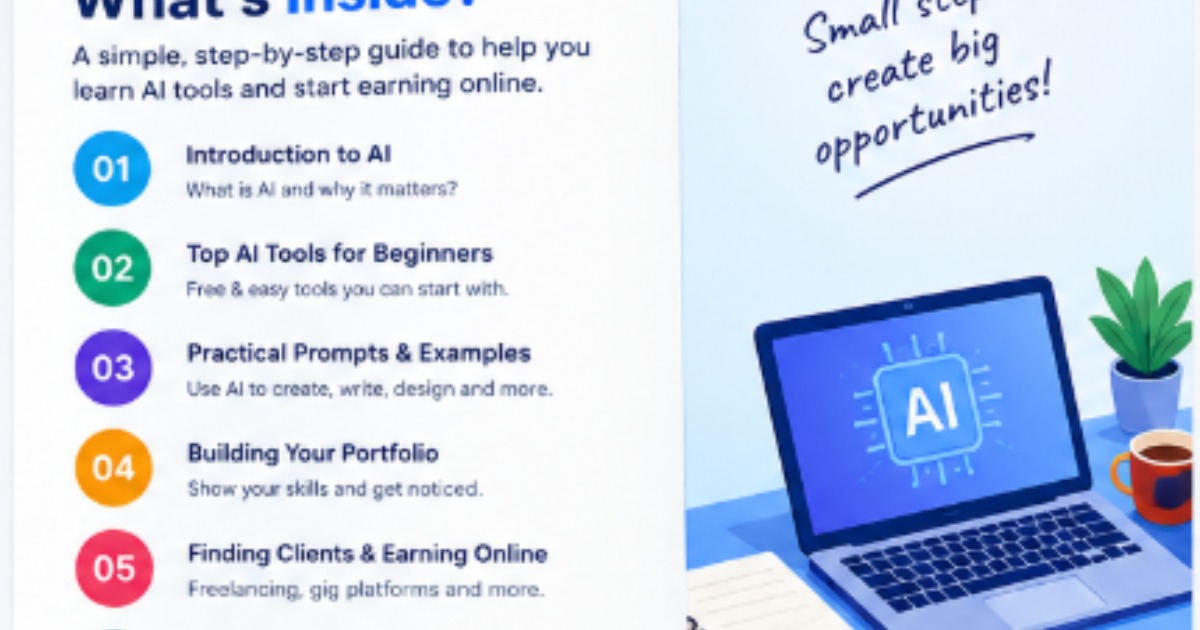AI Tools for Earning: A Beginner’s Practical Guide, image 3