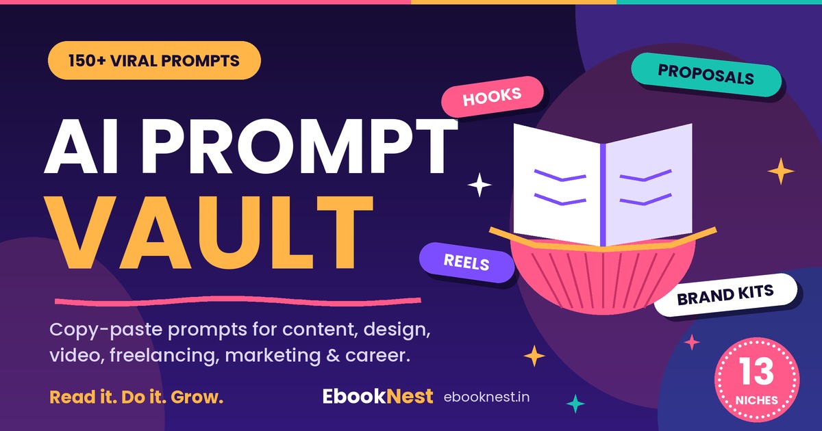 AI Prompt Vault: 150+ Copy-Paste Prompts for Content, Freelancing & Business