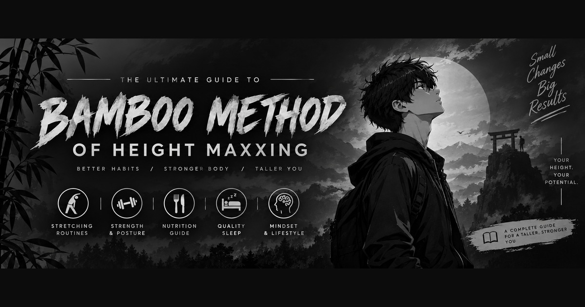 THE BAMBOO METHOD : The Ultimate Height Maxxing Guide.