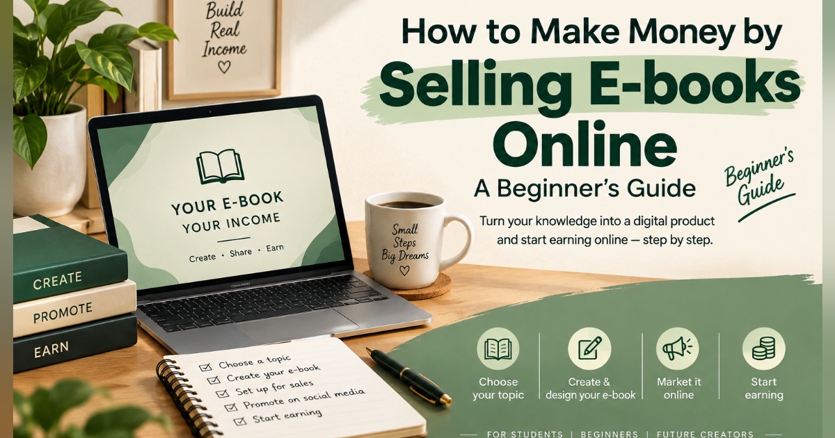π How to Make Money by Selling E-books Online.