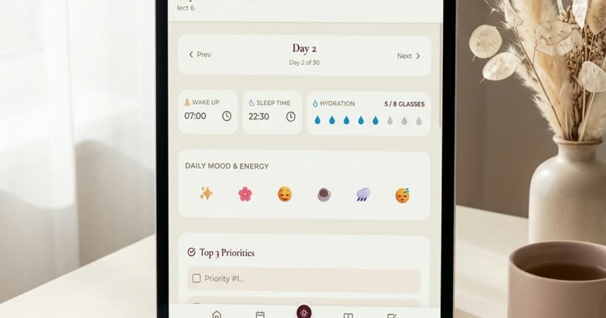 30 Days to Reset — Digital Planner & Diary, image 3
