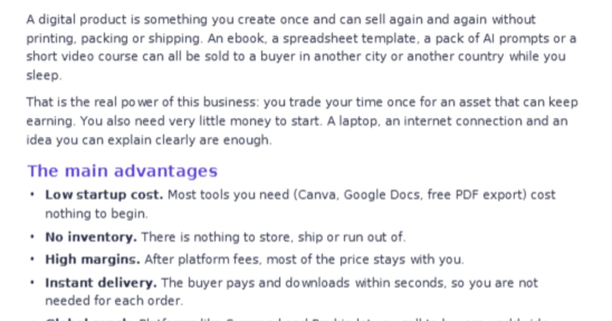 HOW TO CREATE AND SELL DIGITAL PRODUCTS, image 2