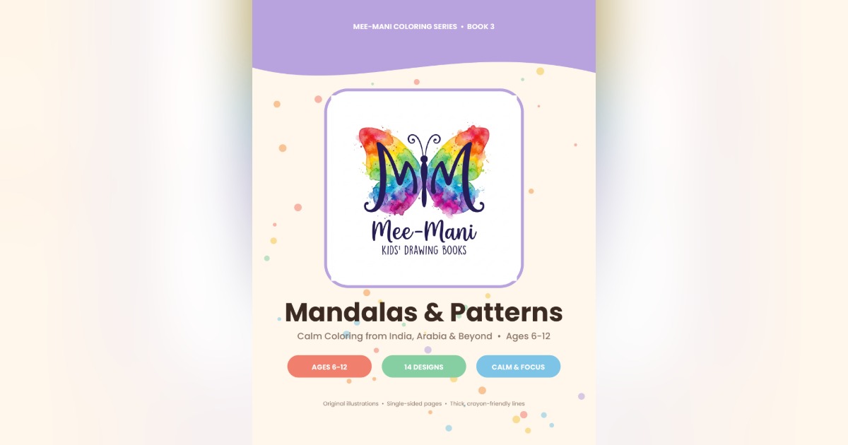 Mandalas & Patterns: Diwali Rangoli & Calm Coloring for Kids (Ages 6-12)