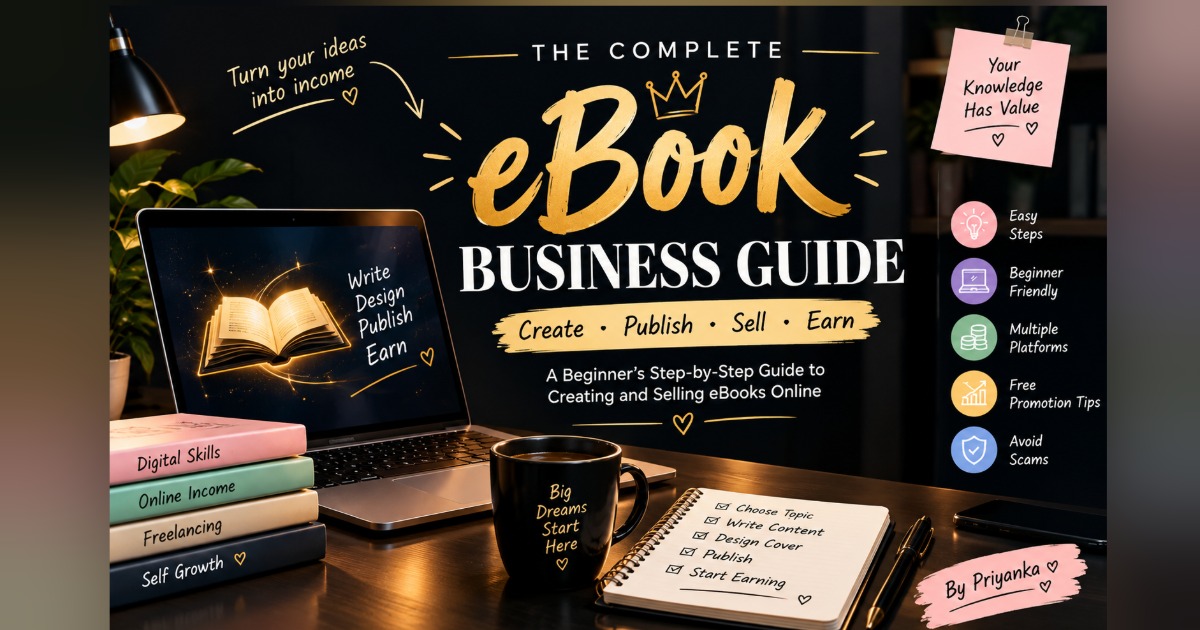 The Complete eBook Business Guide: A Beginner's Step-by-Step Guide to Creating and Selling eBooks Online