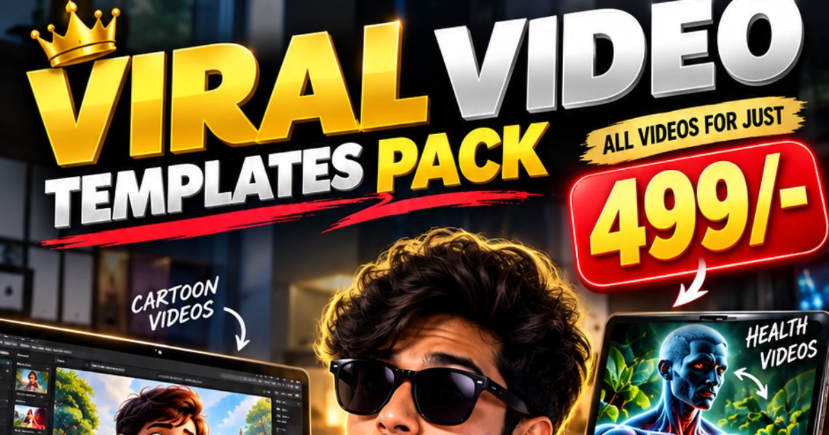 🔥 Viral Video Content Pack — Ready-to-Use Cartoon, Health, AI & Trending Videos | ₹499 — image 2