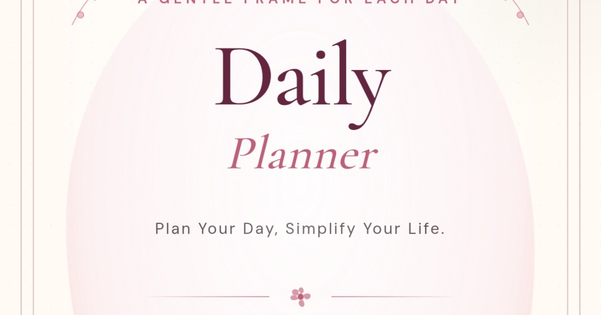 Daily study planner ✨️