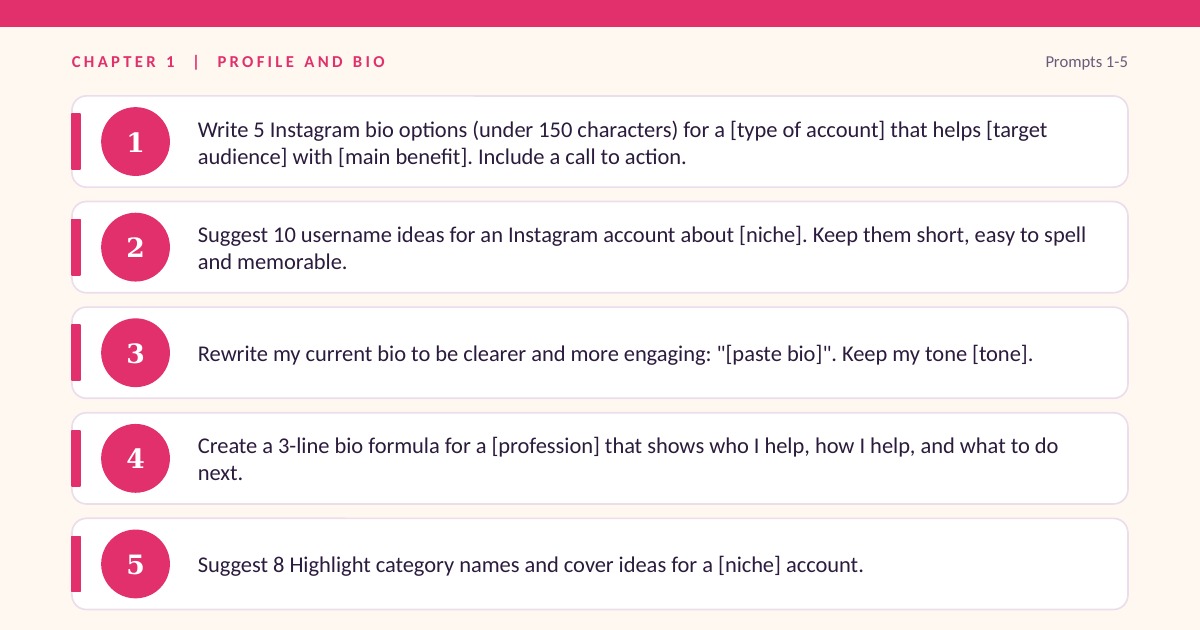 100 ChatGPT Prompts for Instagram Growth, image 4