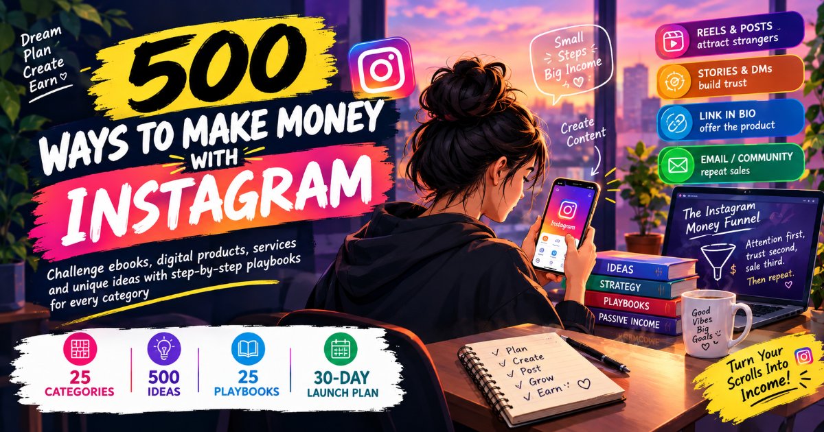 500 Ways to Make Money with Instagram