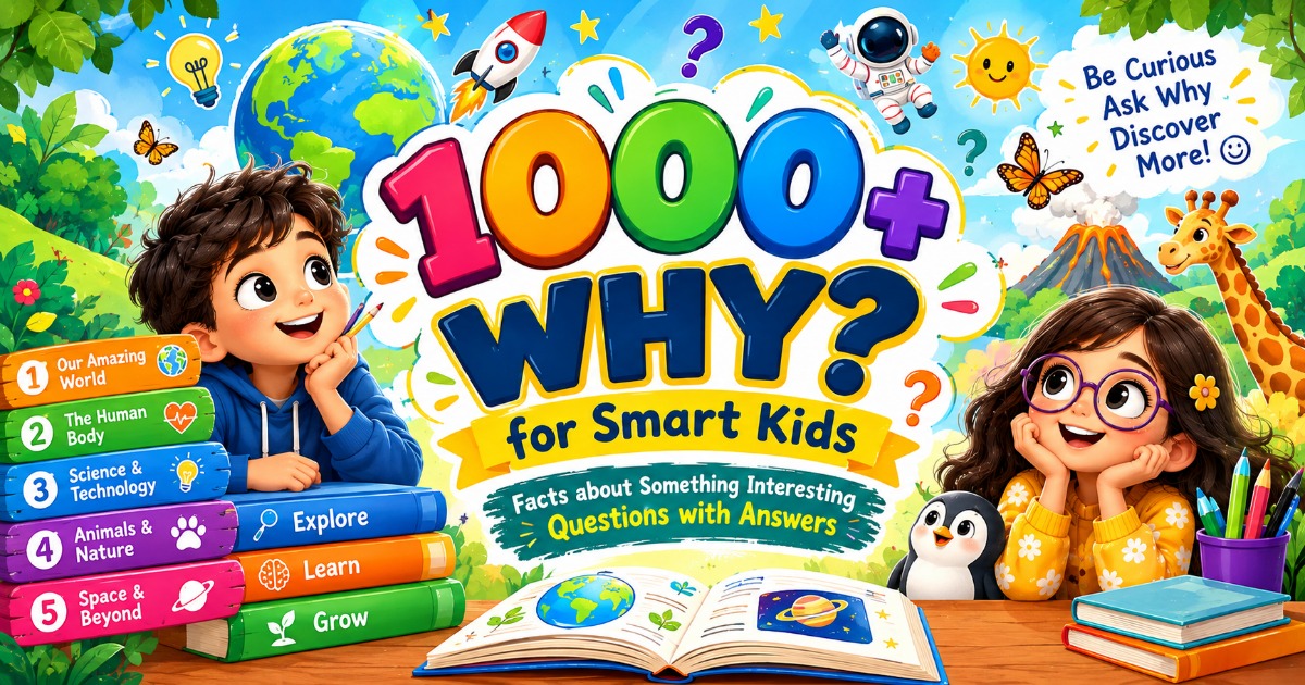 1,000+ WHY QUESTIONS AND ANSWERS EBOOK FOR SMART KIDS, image 2