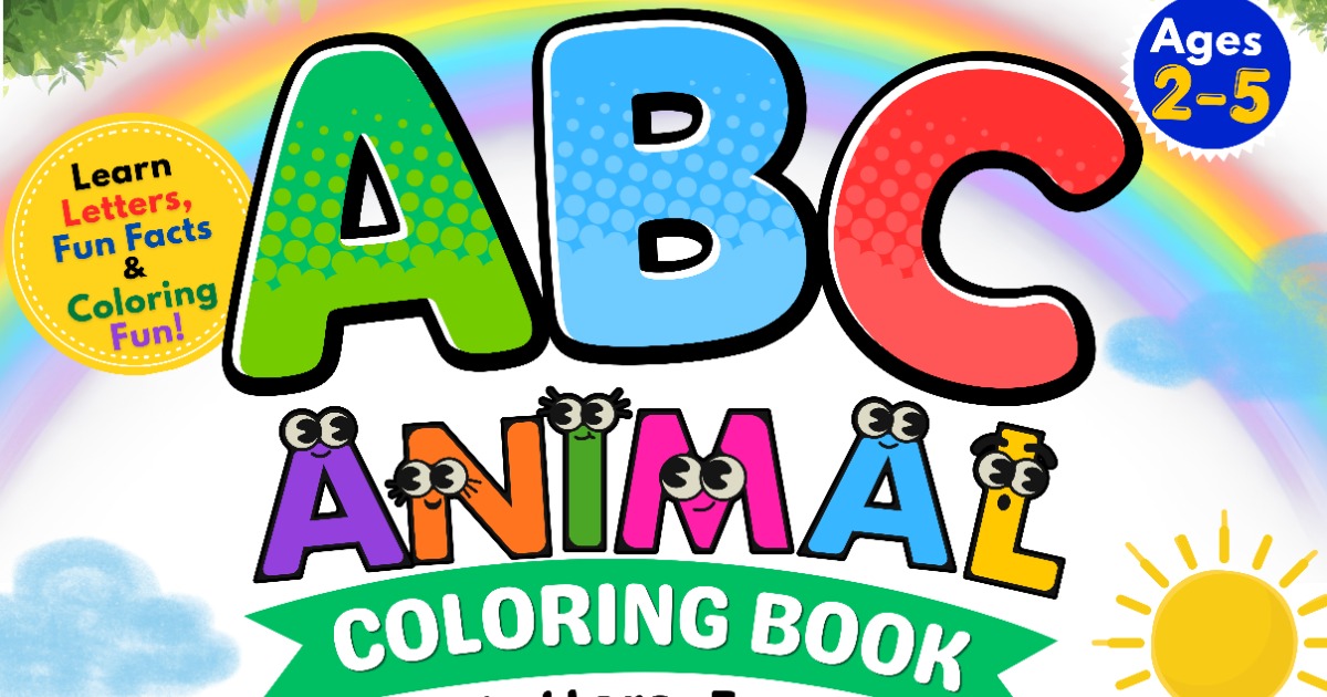 ABC Animal Colouring Book