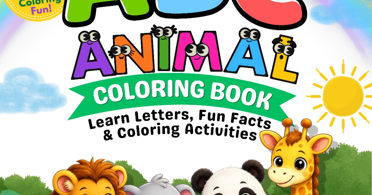 ABC Animal Colouring Book, image 2