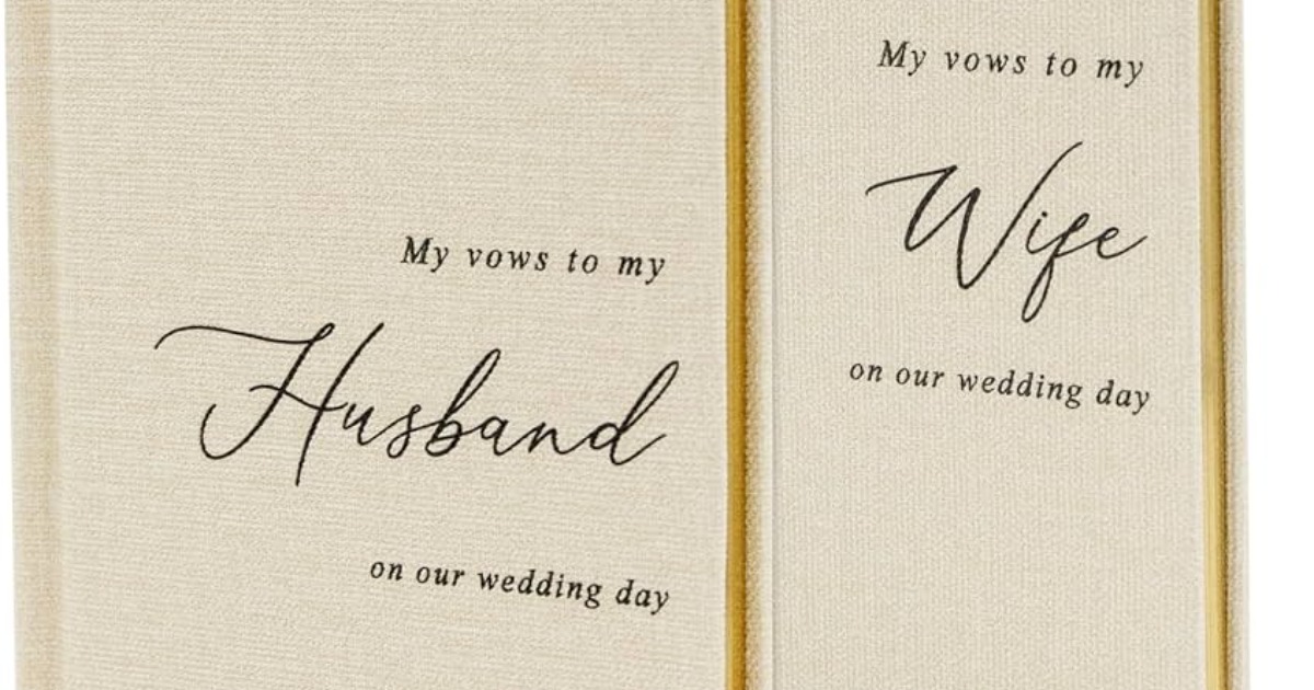 Our Wedding Vows — Printable Wedding Vow Book