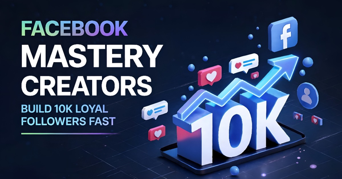 🚀 Facebook Mastery for Creators: Build 10K Loyal Followers Fast