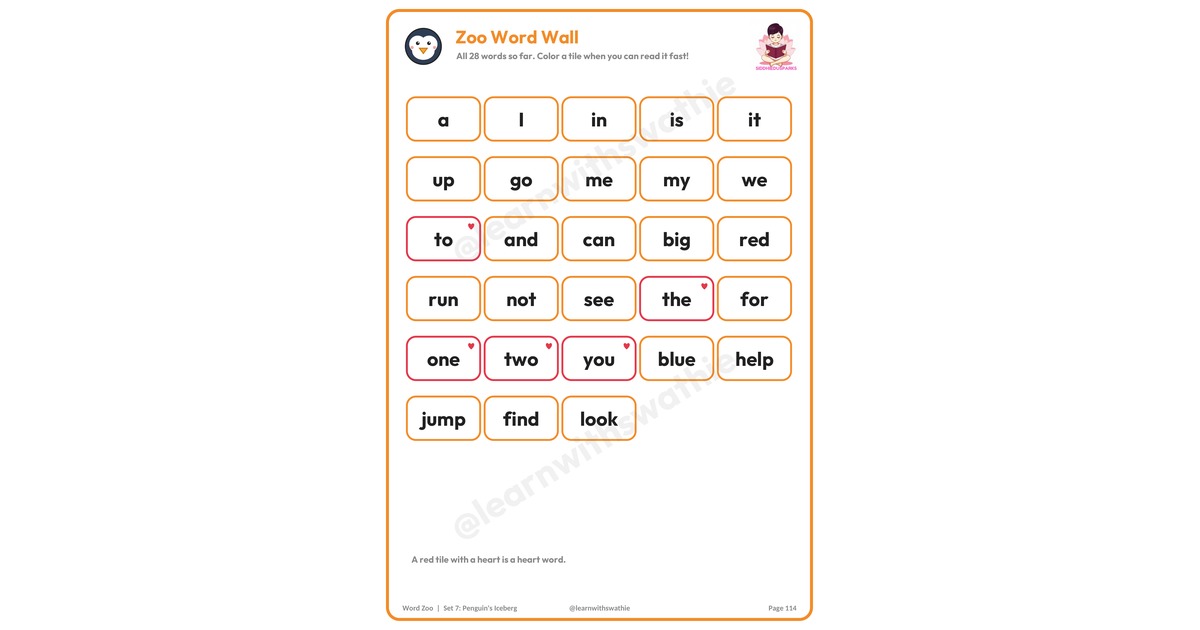 Word Zoo - Dolch Pre-Primer Sight Words Activity Book, image 4