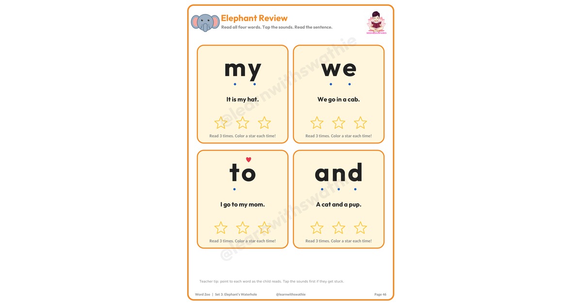 Word Zoo - Dolch Pre-Primer Sight Words Activity Book, image 3