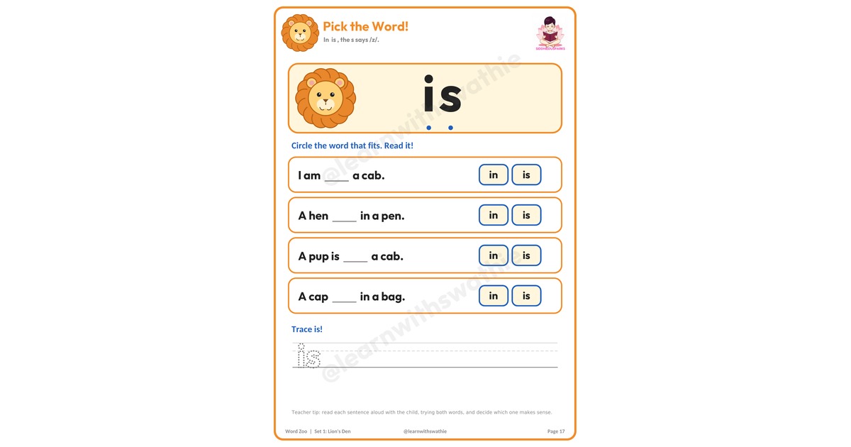 Word Zoo - Dolch Pre-Primer Sight Words Activity Book, image 2