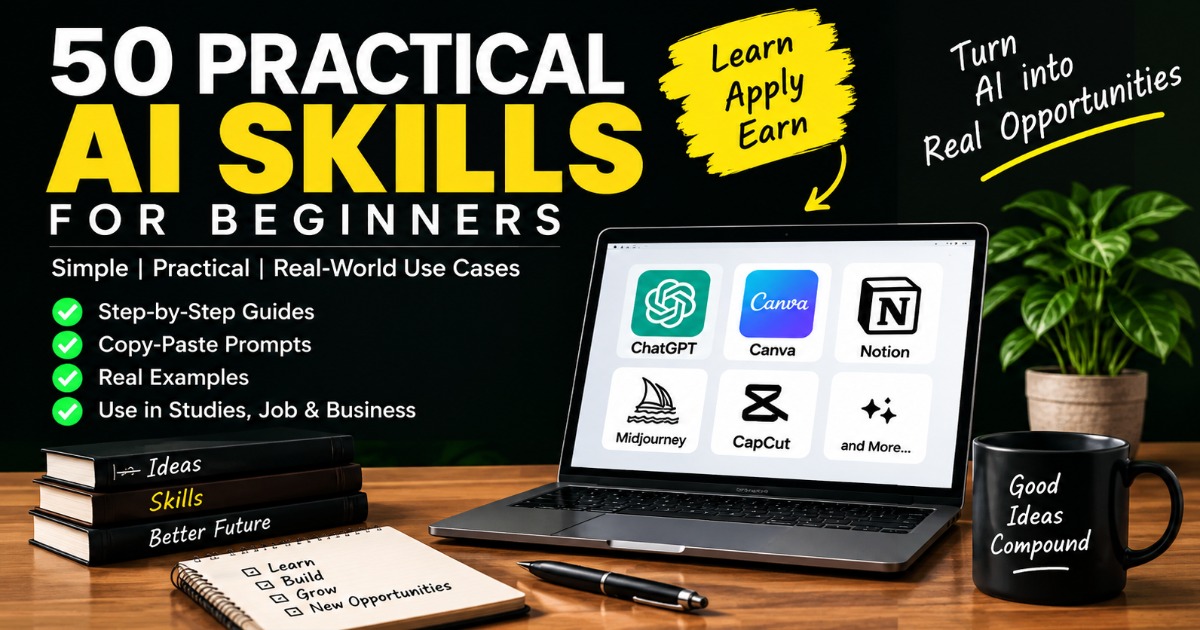 50 PRACTICAL AI SKILLS FOR BEGINNERS