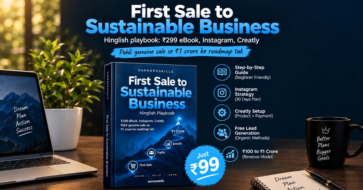 First Sale to Sustainable Business | Beginner's Hinglish Playbook