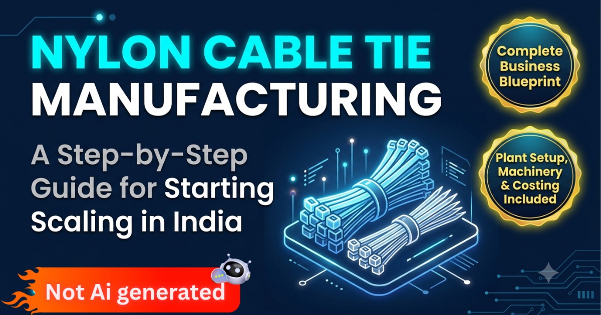 Nylon Cable Tie Manufacturing