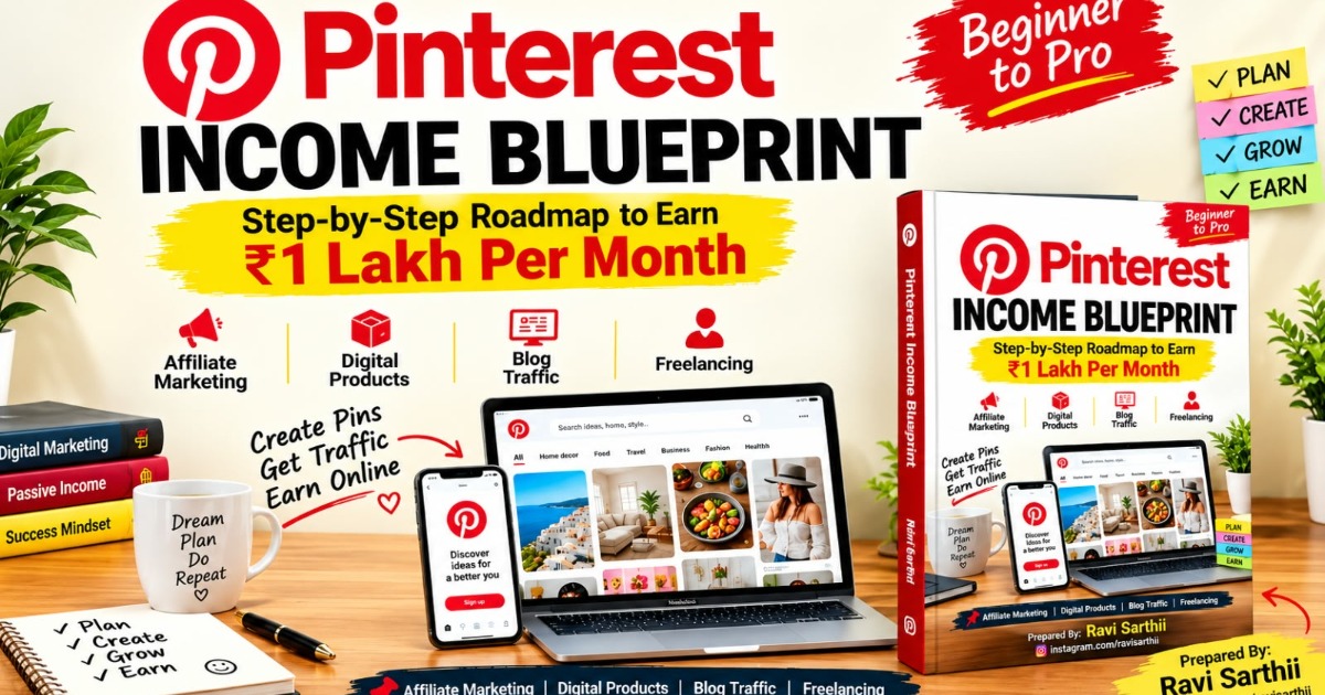 Pinterest Income Blueprint (Beginner to Pro) – Earn Lakhs Per Month