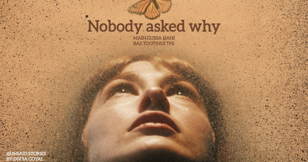 Nobody asked why