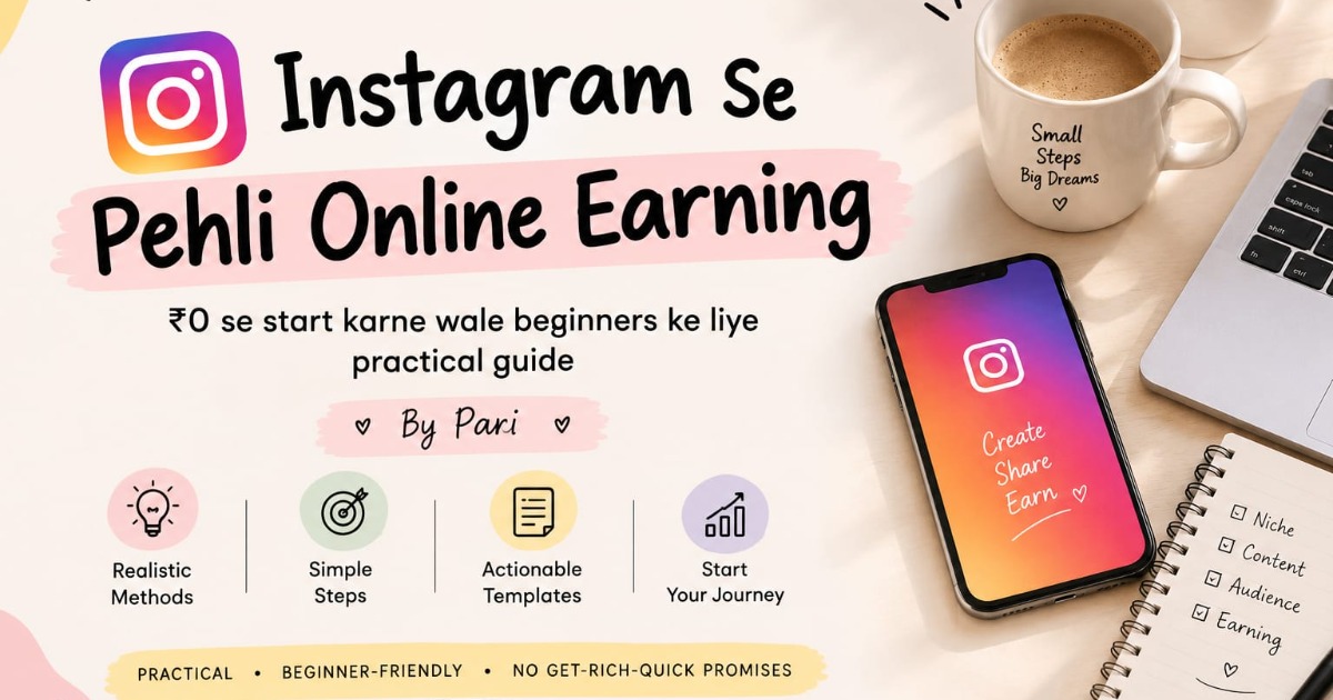 Instagram se Pehli Online Earning