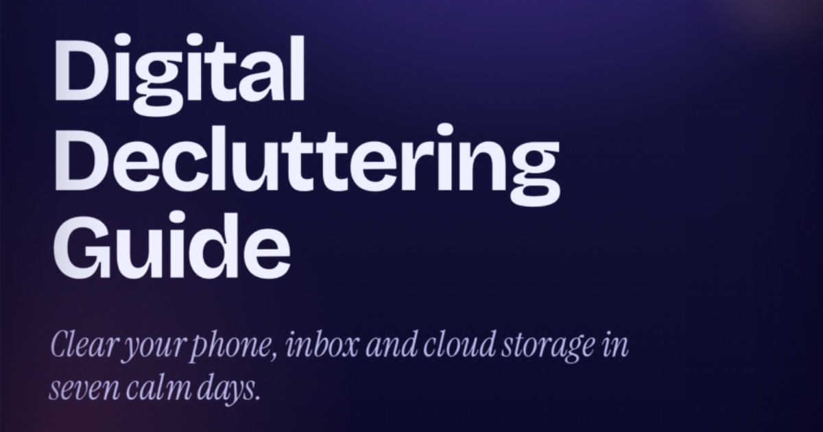 Digital Decluttering Guide, image 2