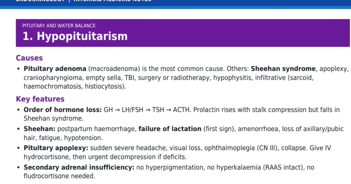 Endocrine medicine notes for fmge, image 2