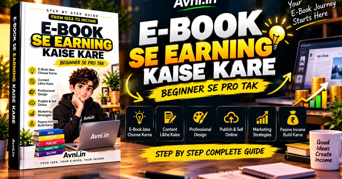 📕 E-Book Se Earning Kaise Kare — Beginner Se Pro Tak 🔥