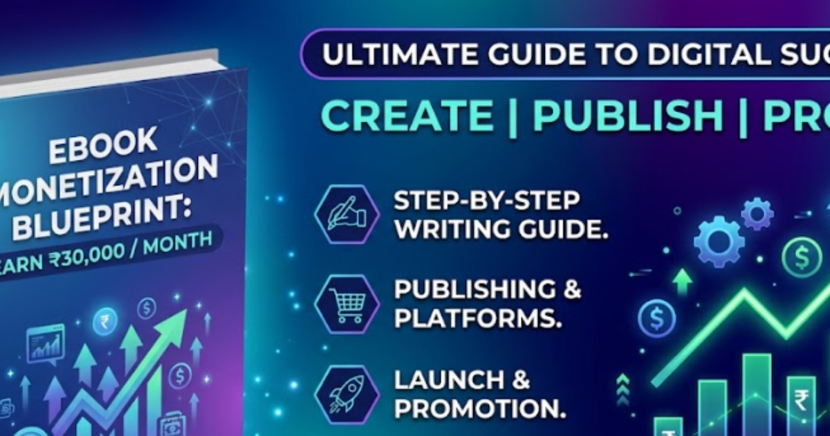 Zero to ₹30K/Month: Step-by-Step Guide to Writing, Publishing & Selling eBooks in India