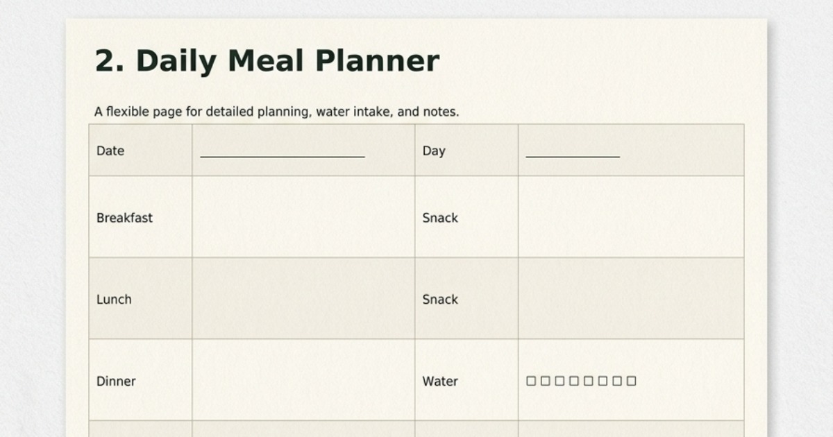 ULTIMATE WEEKLY MEAL PLANNER, image 3