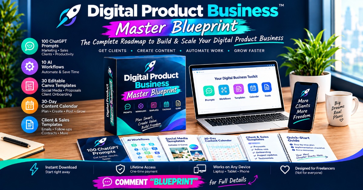 Digital Products Bussiness Master Blueprint