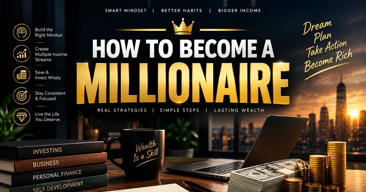 How to Become a Millionaire The Mindset, Money & Business Blueprint