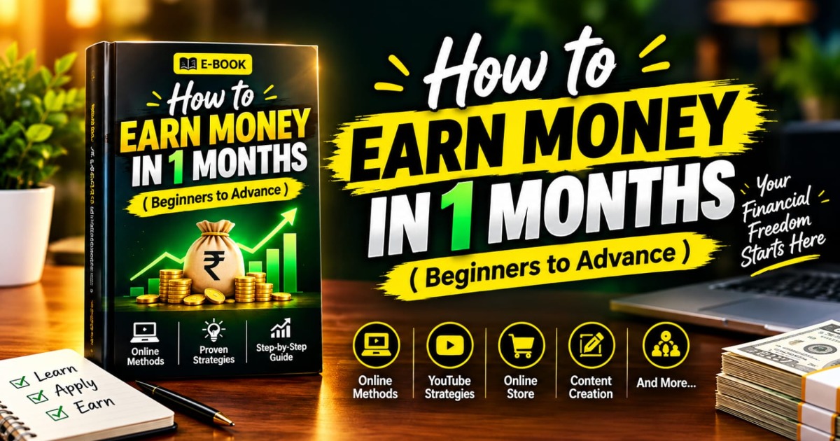 How to Earn Money in 1 Month – Beginners to Advance