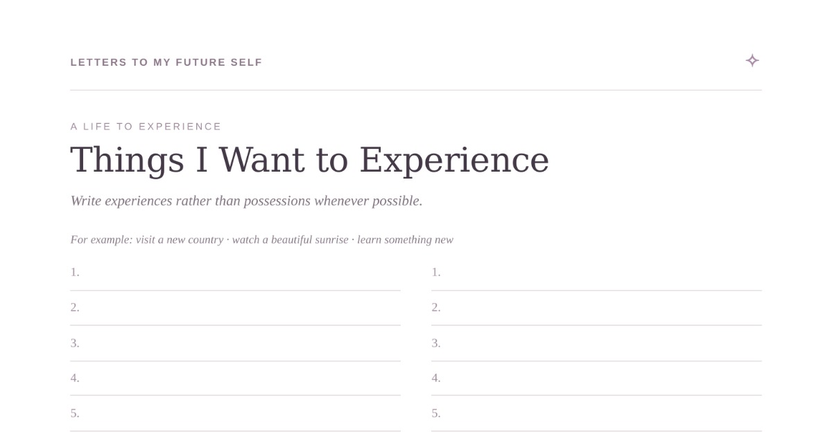 Letters to My Future Self — Guided Reflection Journal & Printable Ebook, image 4