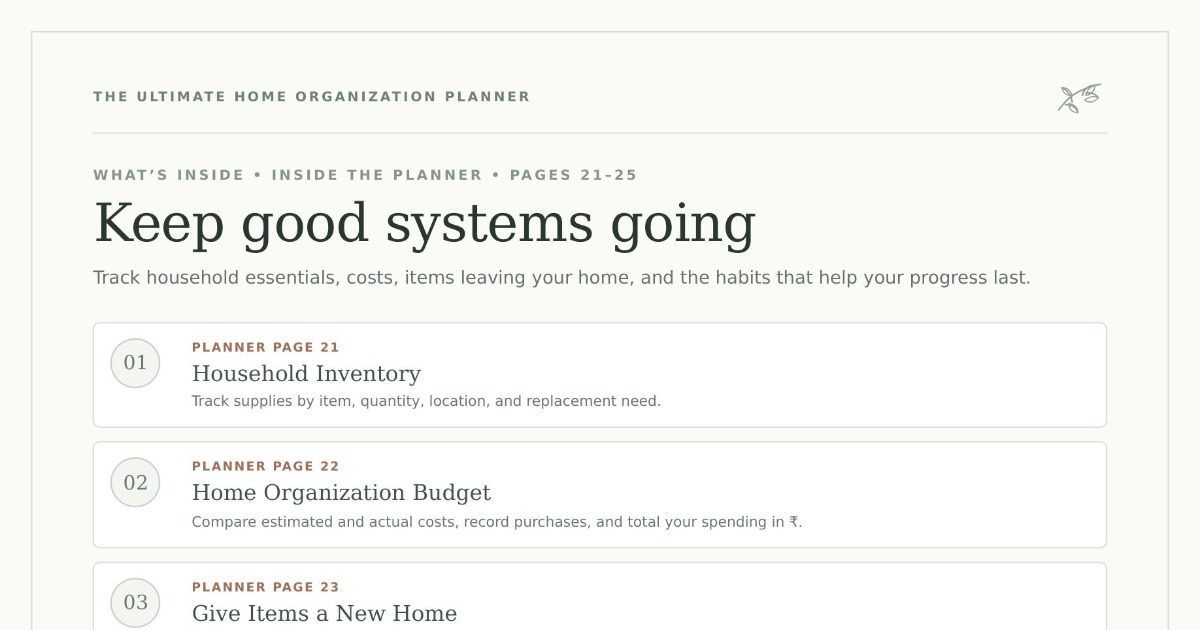 The Ultimate Home Organization Planner, image 2