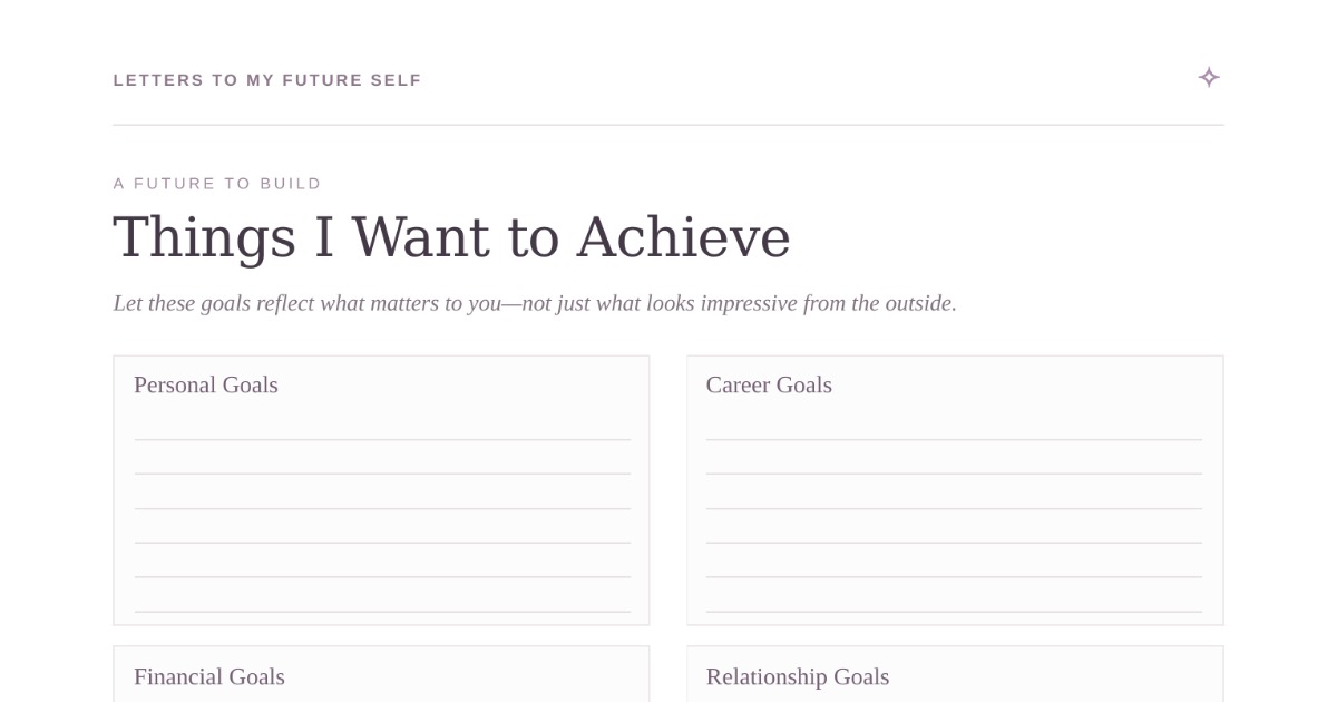 Letters to My Future Self — Guided Reflection Journal & Printable Ebook, image 5