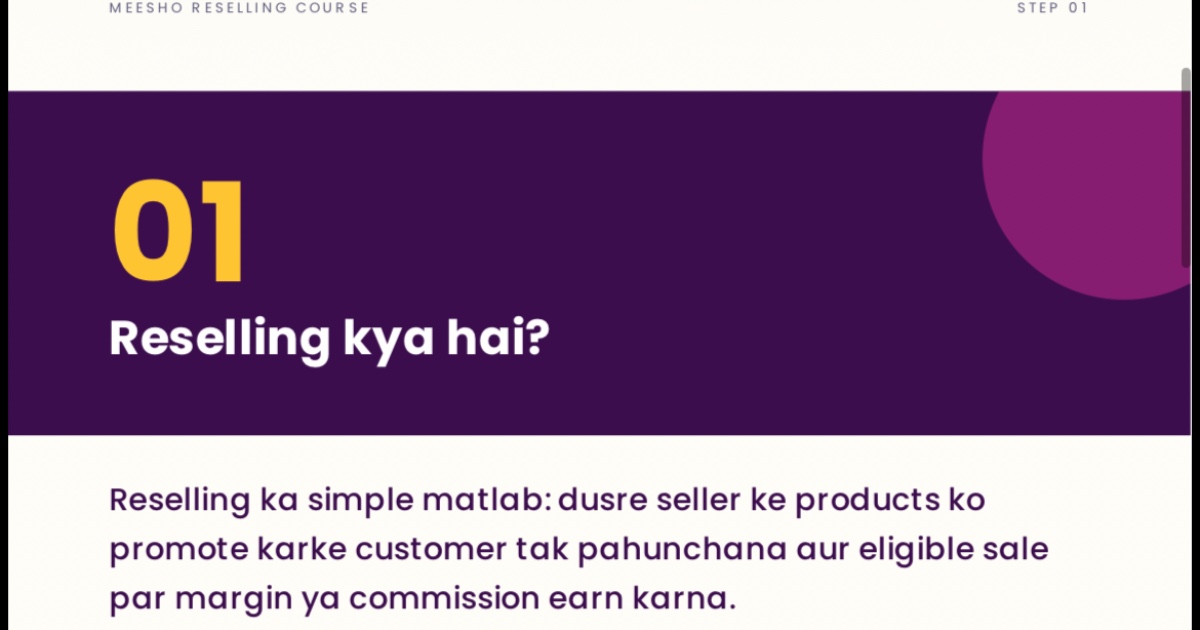 MEESHO RESELLING COURSE, image 3