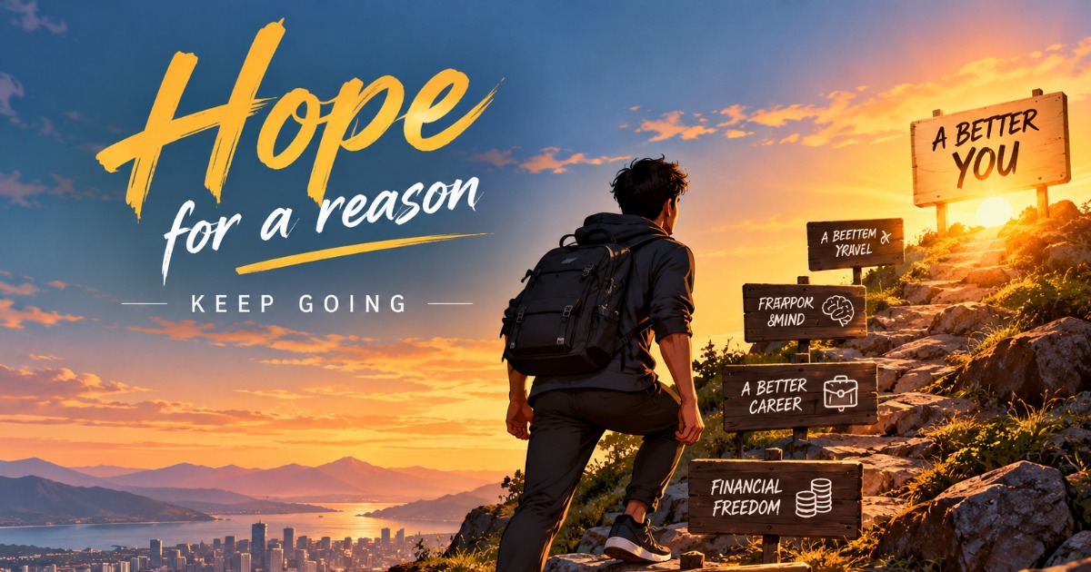 HOPE A Reason to keep going illustreted, image 2