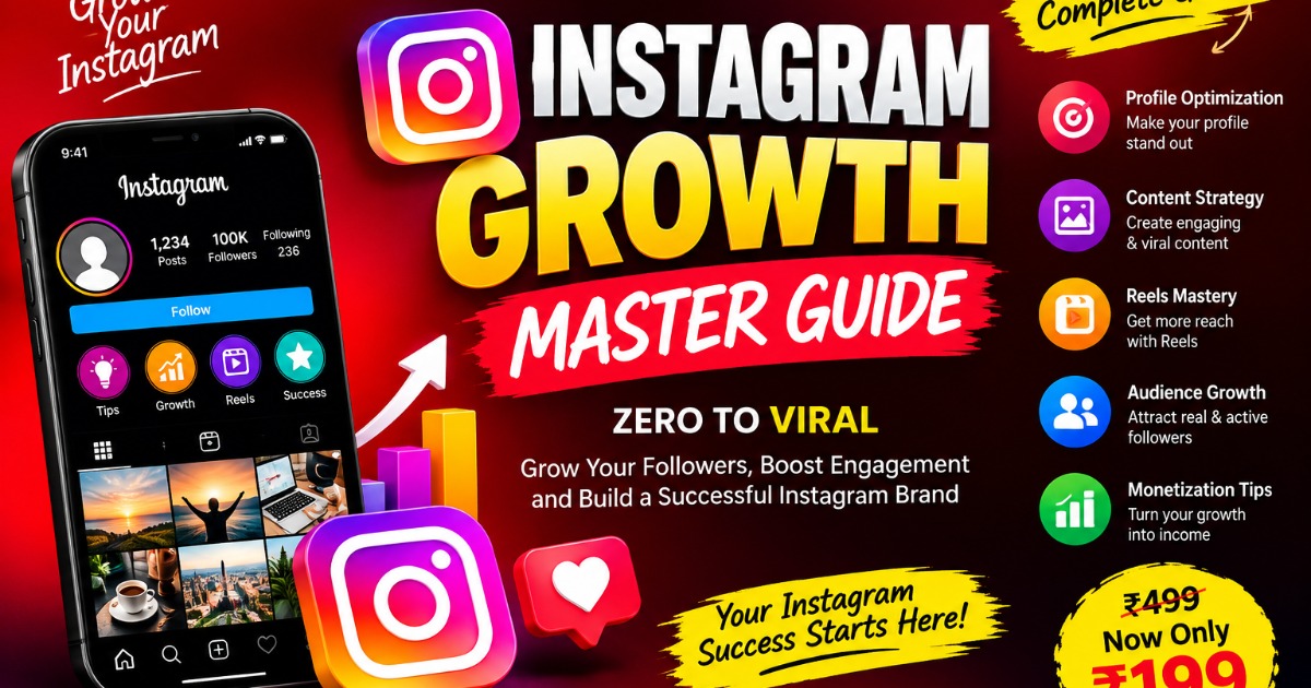 Instagram Growth Master Guide full detail course, image 2