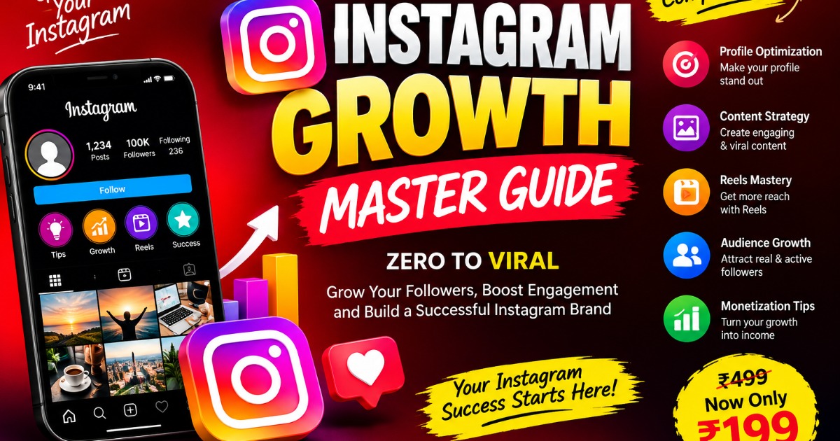 Instagram Growth Master Guide full detail course