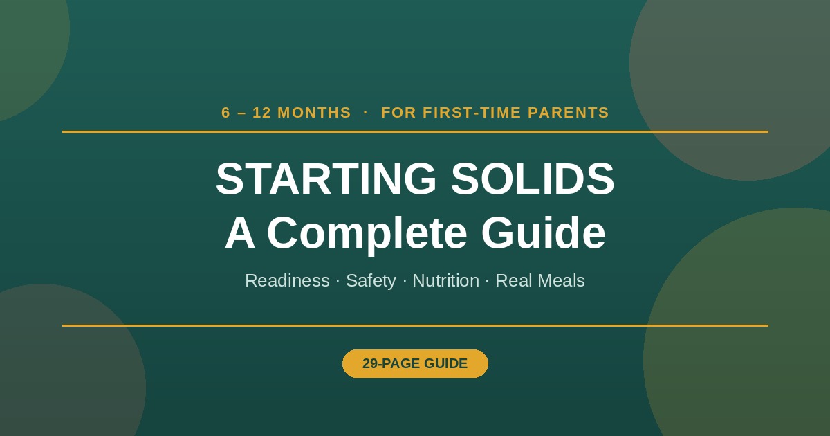 Starting Solids, Made Simple π₯