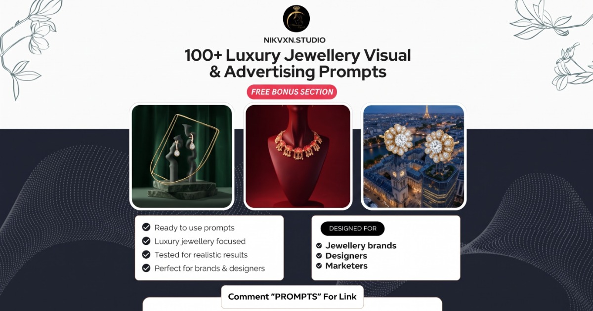 LUXURY JEWELLERY VISUAL PROMPTS