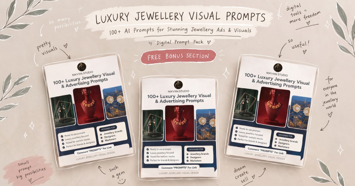 LUXURY JEWELLERY VISUAL PROMPTS