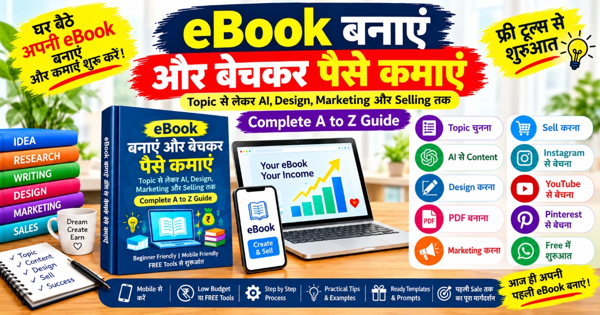 E-Book se Earning | Complete A to Z Guide In PDF