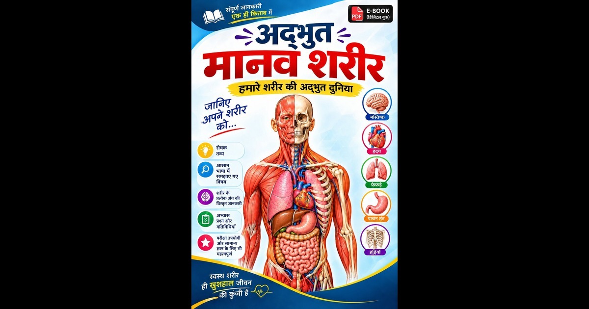 अद्भुत मानव शरीर  - Amazing Human Body - Hindi (Ebook)