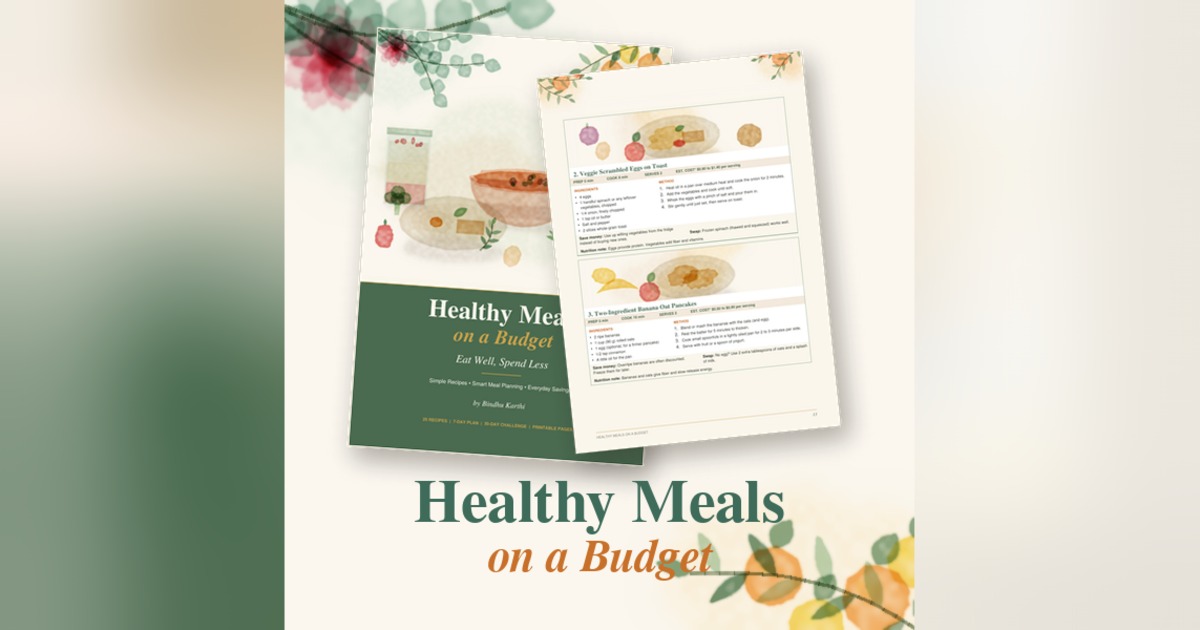 Healthy Meals on a Budget Eat Well, Spend Less, image 2