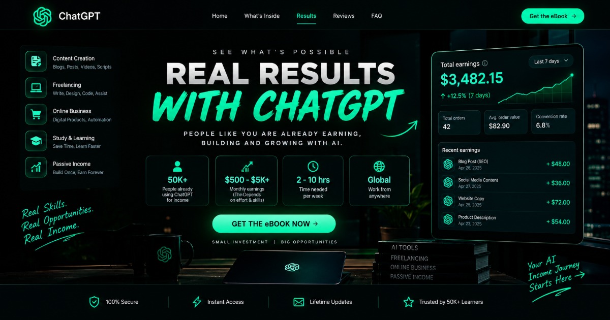 How to Earn with ChatGPT in 7 Days The Beginner’s Step-by-Step Guide to AI Income Opportunities, image 2