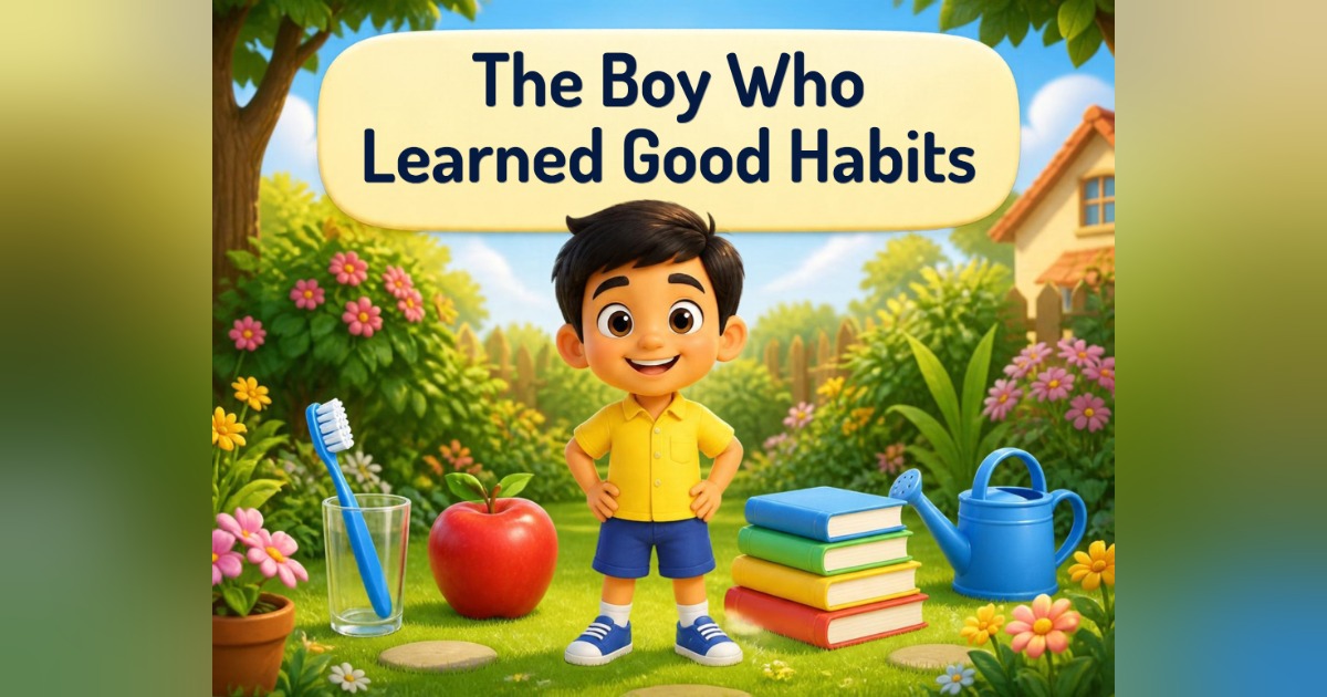 The Boy Who Learned Good Habits | Children's Moral Story, image 2